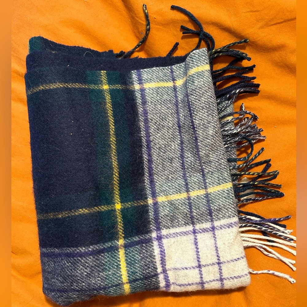 J Crew Reversible Wool Shawl